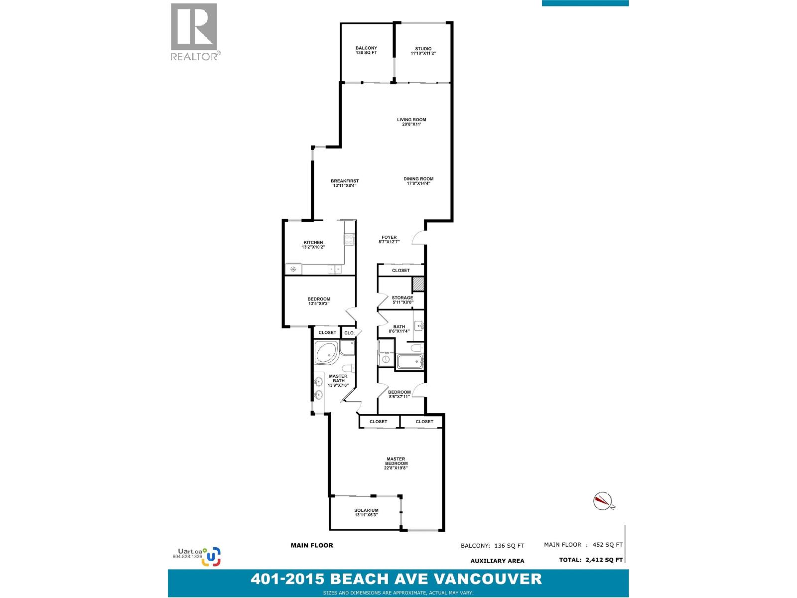 401 2015 BEACH AVENUE, Vancouver