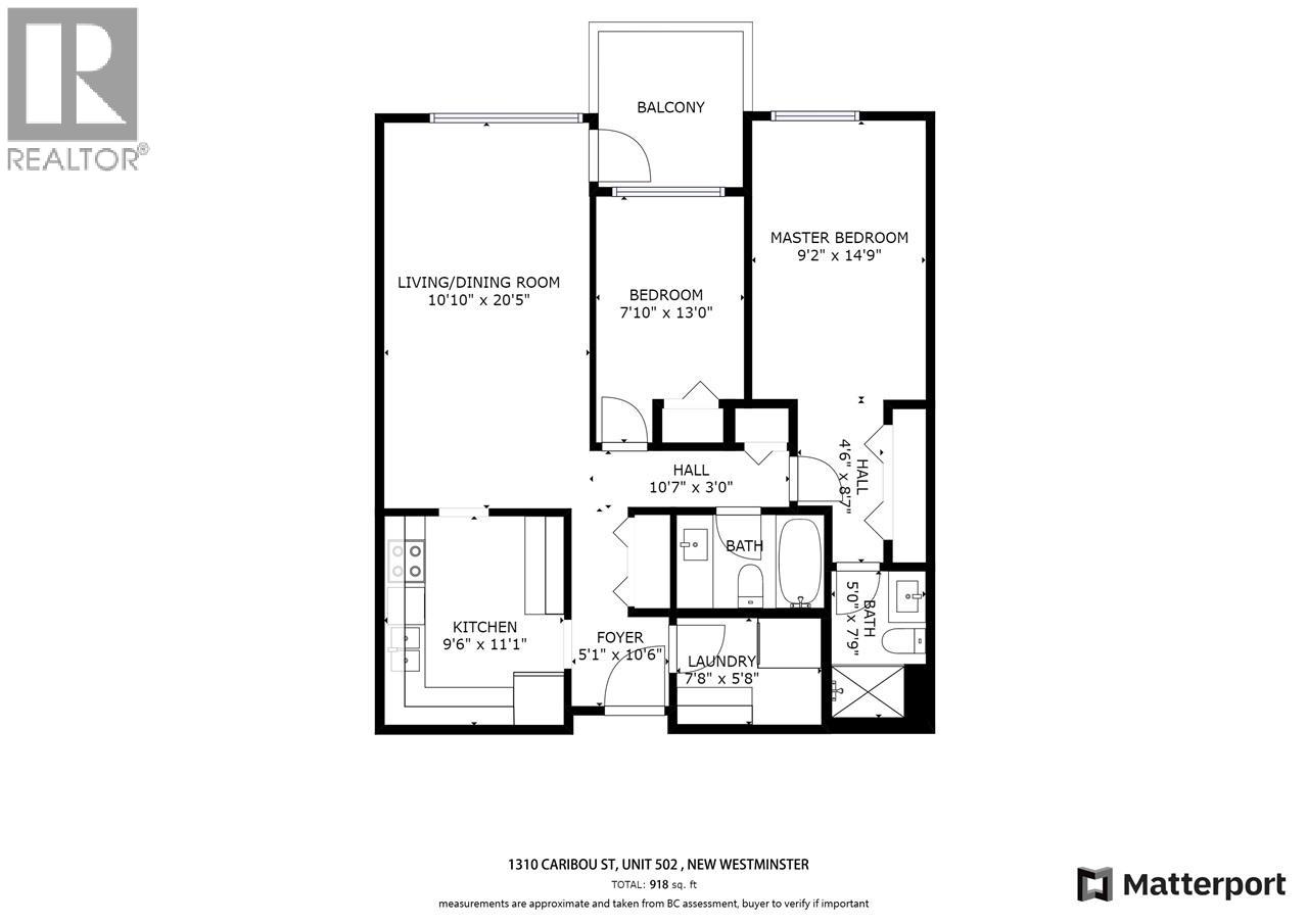502 1310 CARIBOO STREET, New Westminster