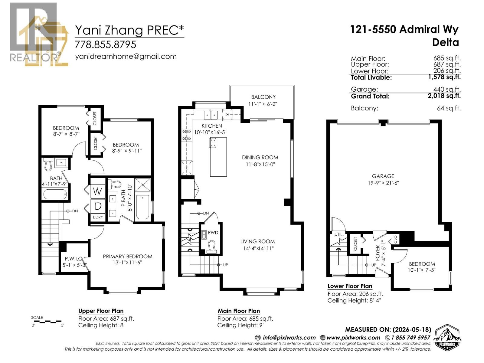 121 5550 ADMIRAL WAY, Ladner