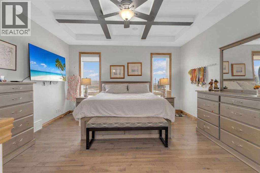 Master Bedroom with Black Out curtains