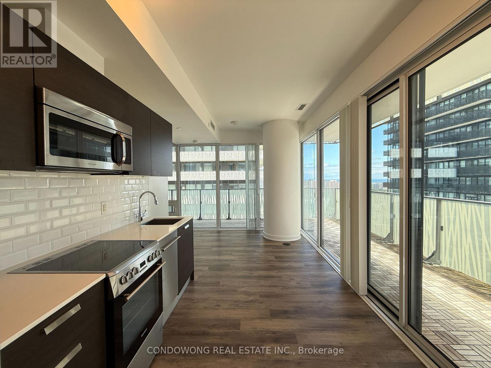 The whole unit is very bright and spacious