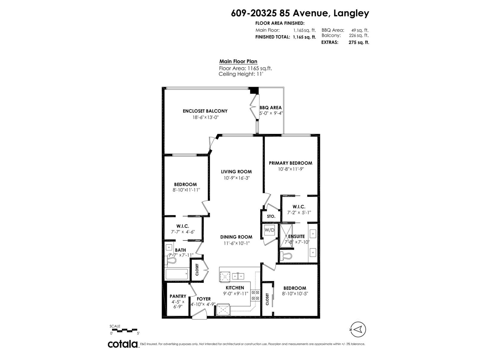 609 20325 85 AVENUE, Langley