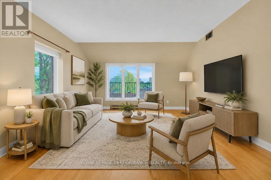 Virtually Staged Living Room