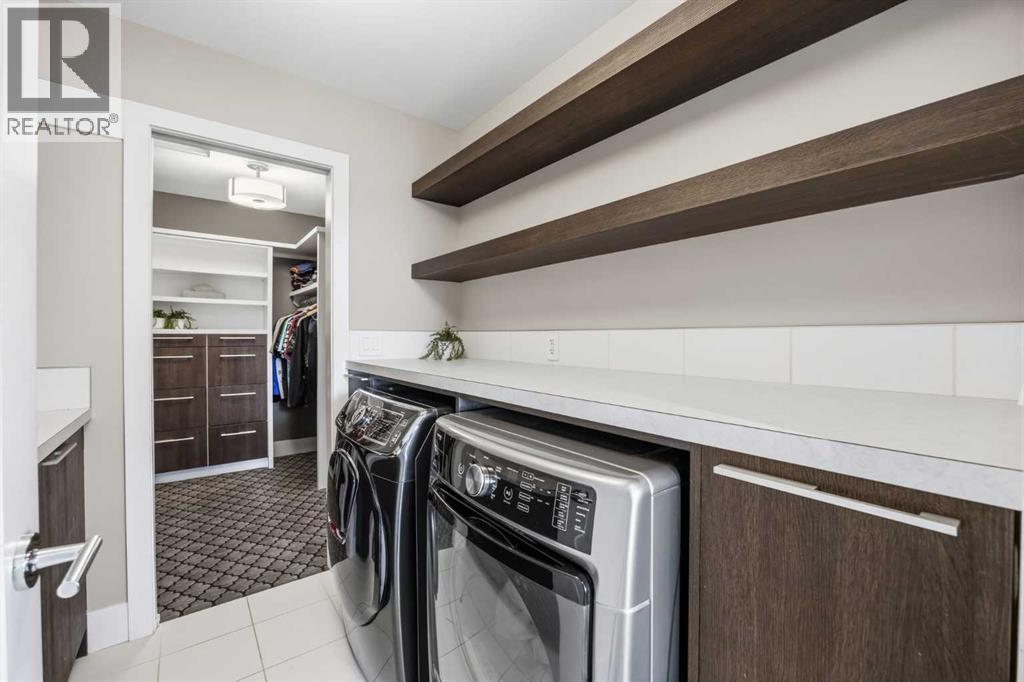 Laundry room with storage