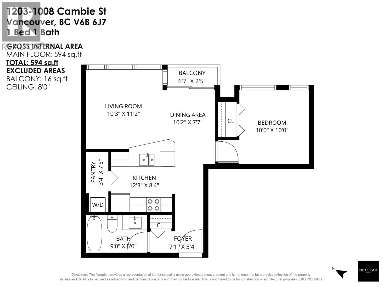 1203 1008 CAMBIE STREET, Vancouver
