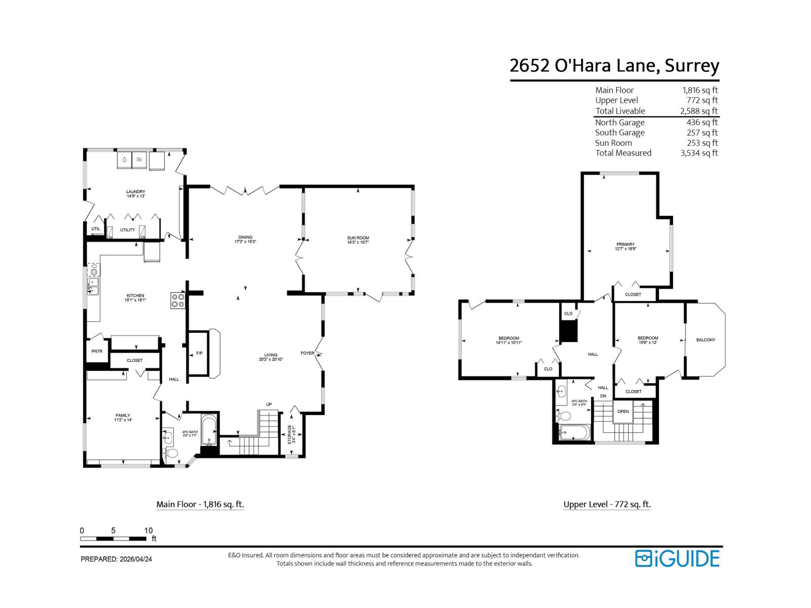 2652 O'HARA LANE, Surrey