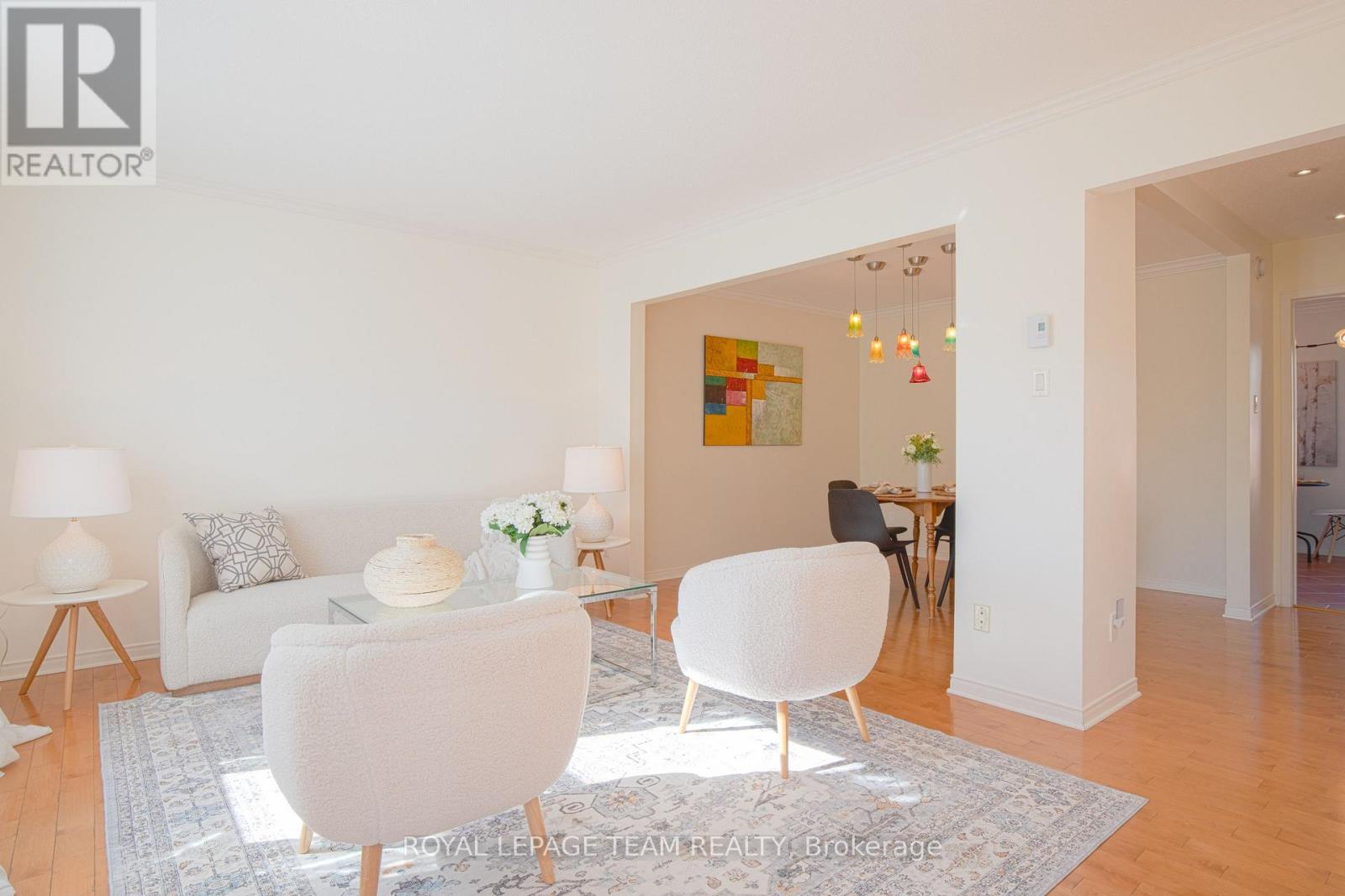 Sun-filled living room