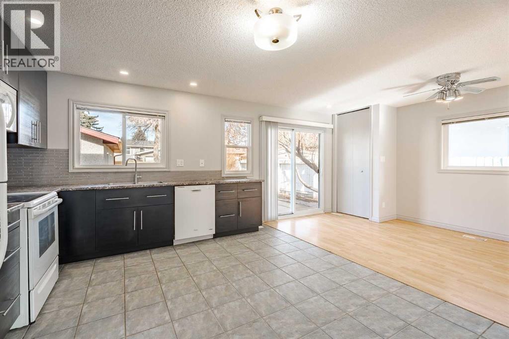 kitchen open to dining room