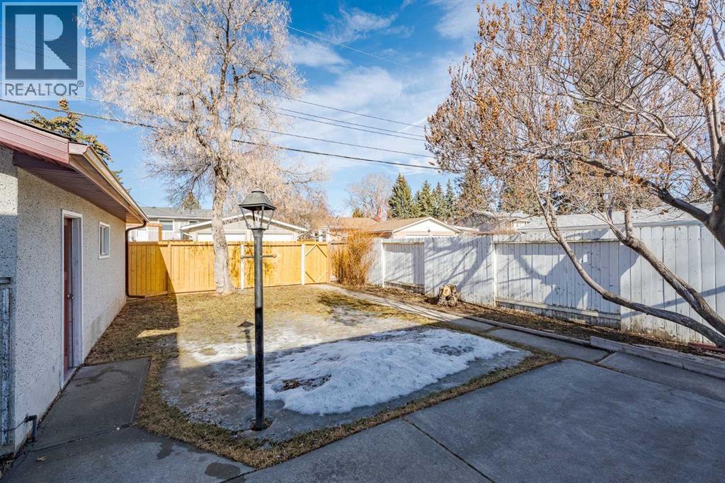 fenced flat private backyard