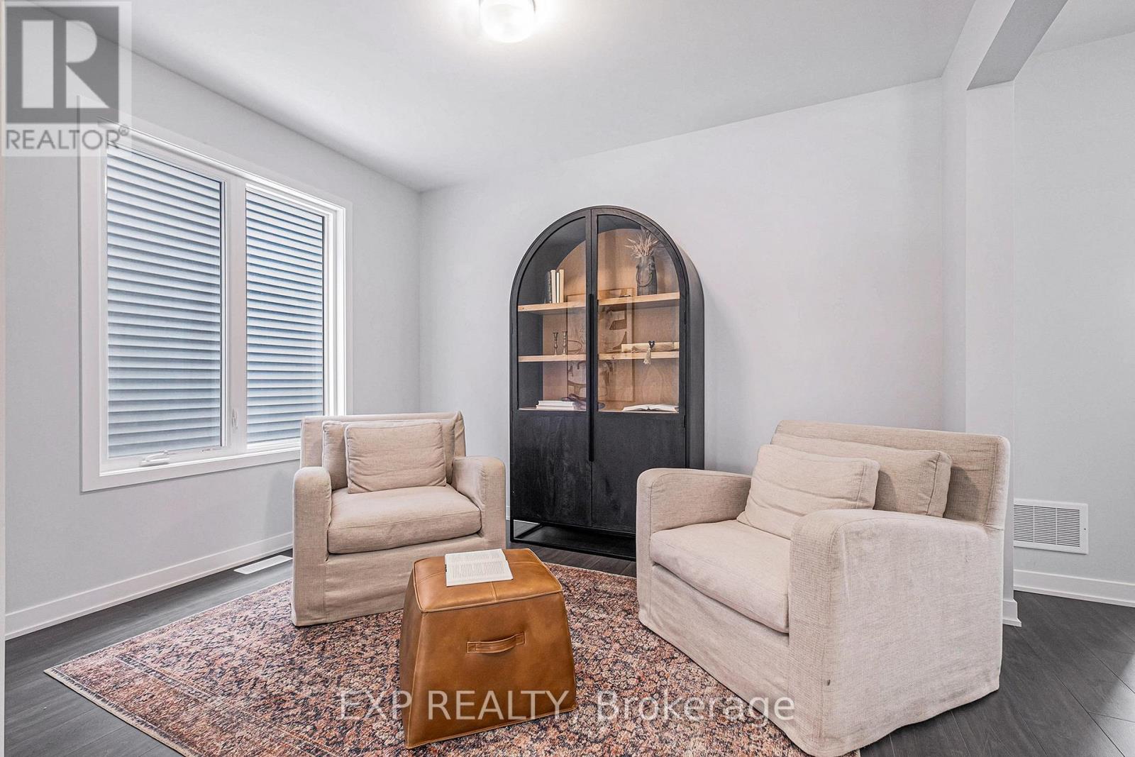 Similar home photo showing builder finishes