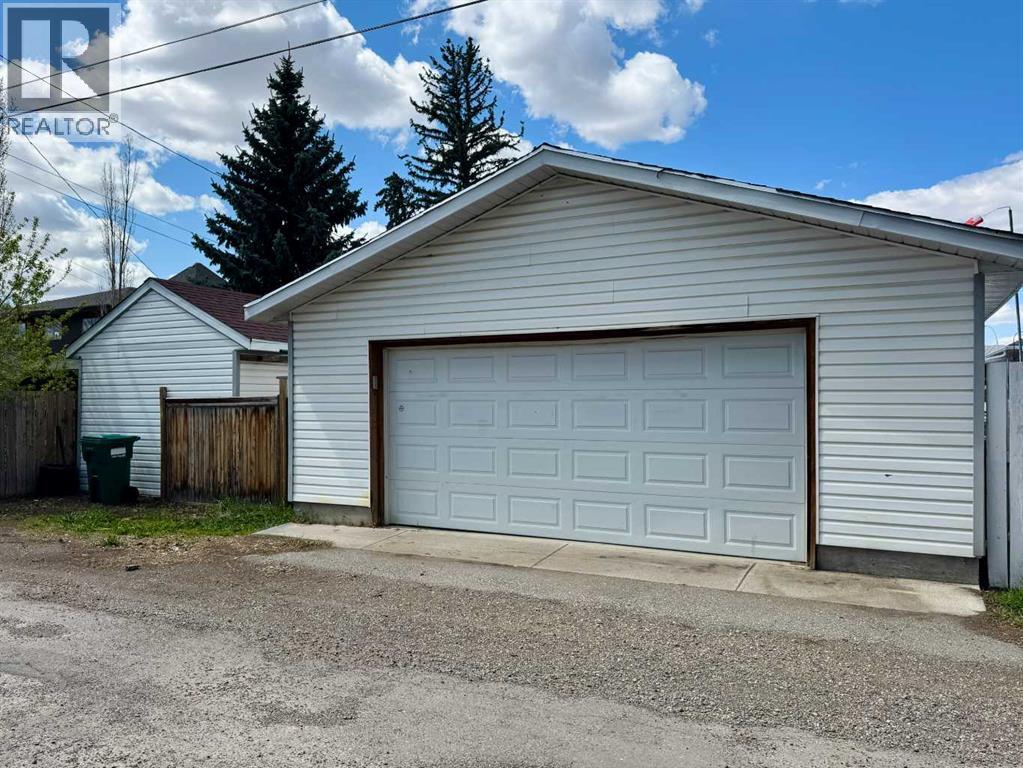 Newly built double detached garage