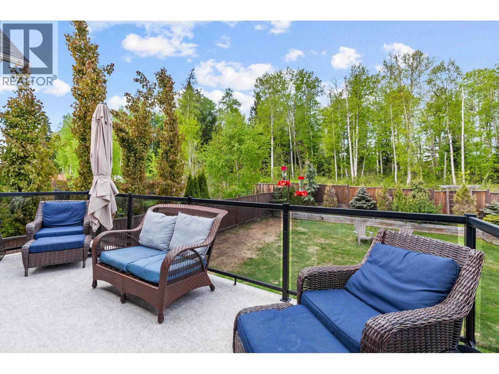 Backyard of 3231 MAURICE DRIVE · Prince George, BC