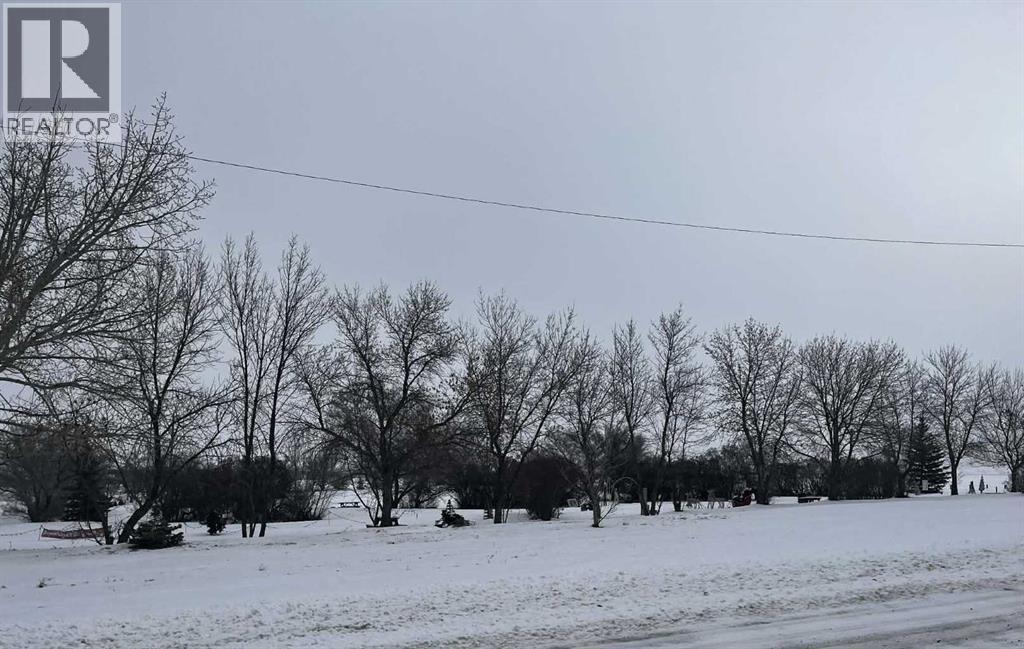 Hussar campground - located across the street