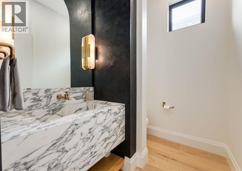 Custom marble sink