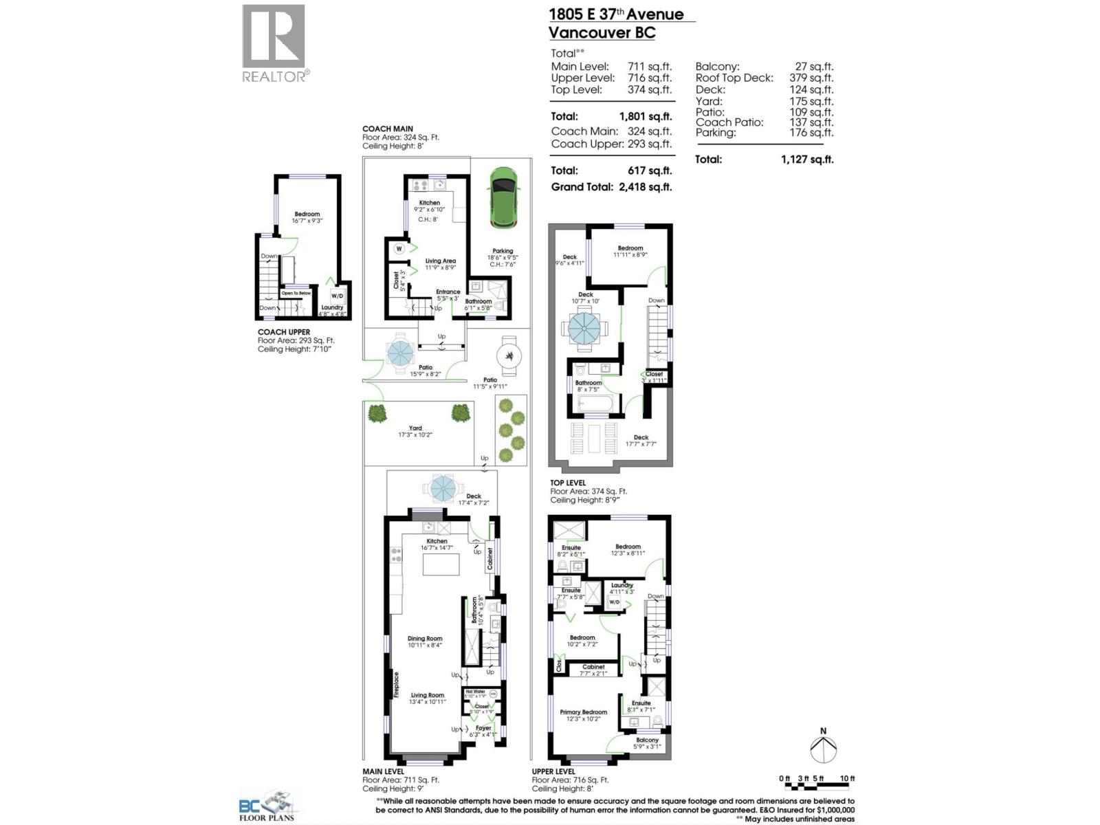 5 Bed, 6 Bath House for Sale in Vancouver – 1805 E 37TH AVENUE, Vancouver – MLS# R3128740 - Image 21