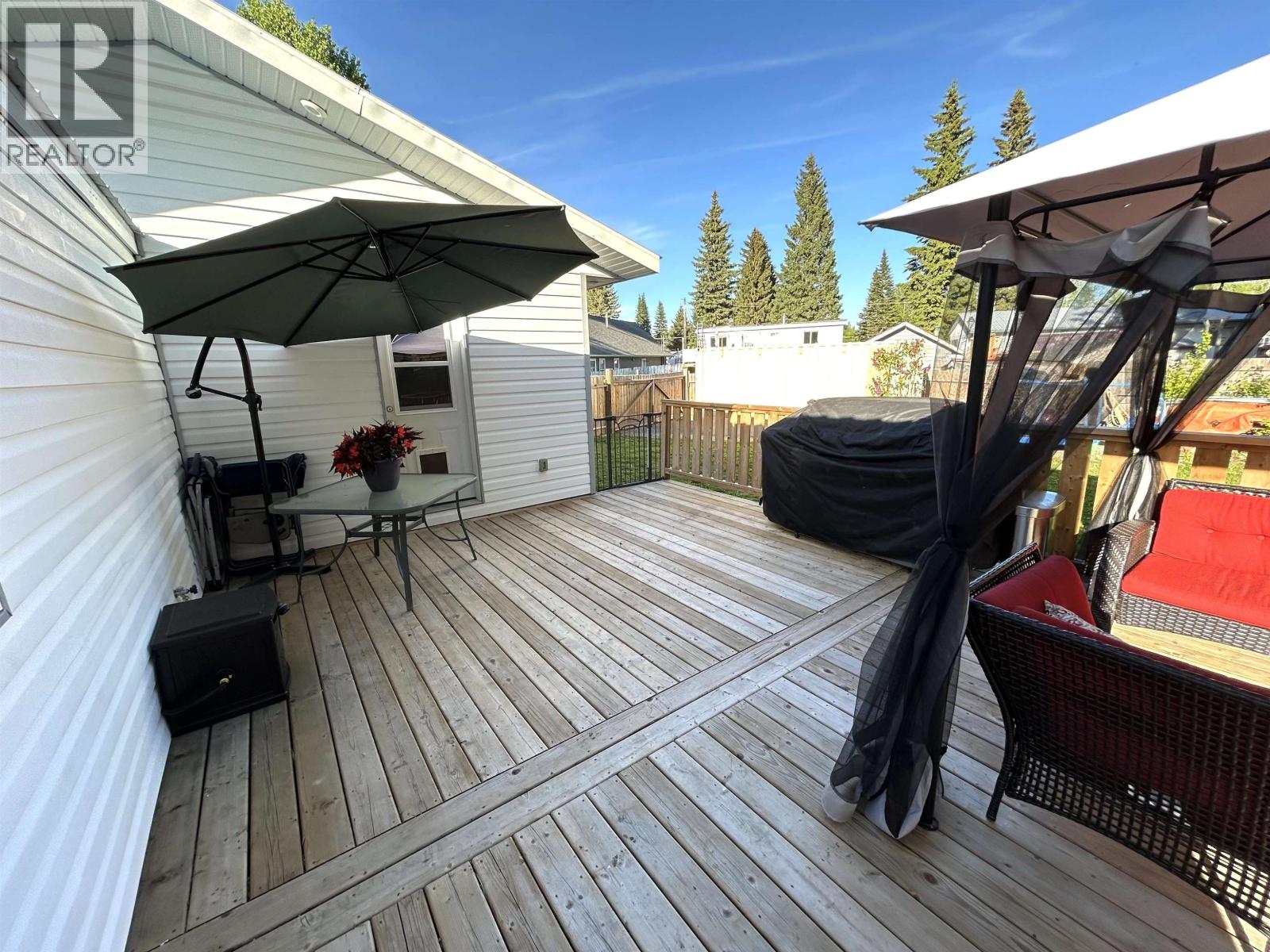 Backyard of 7245 DAWSON PLACE · Prince George, BC