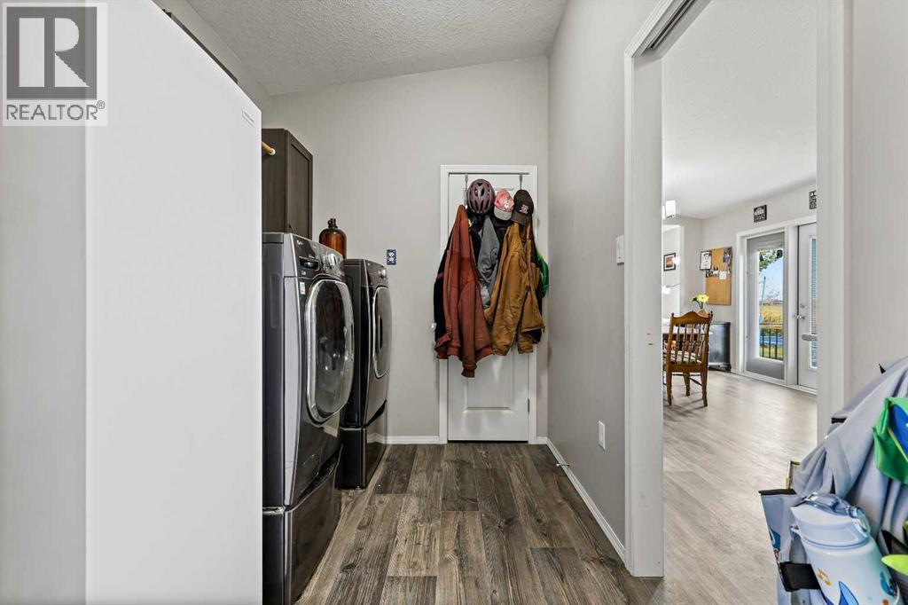 Convenient laundry room with washer and dryer
