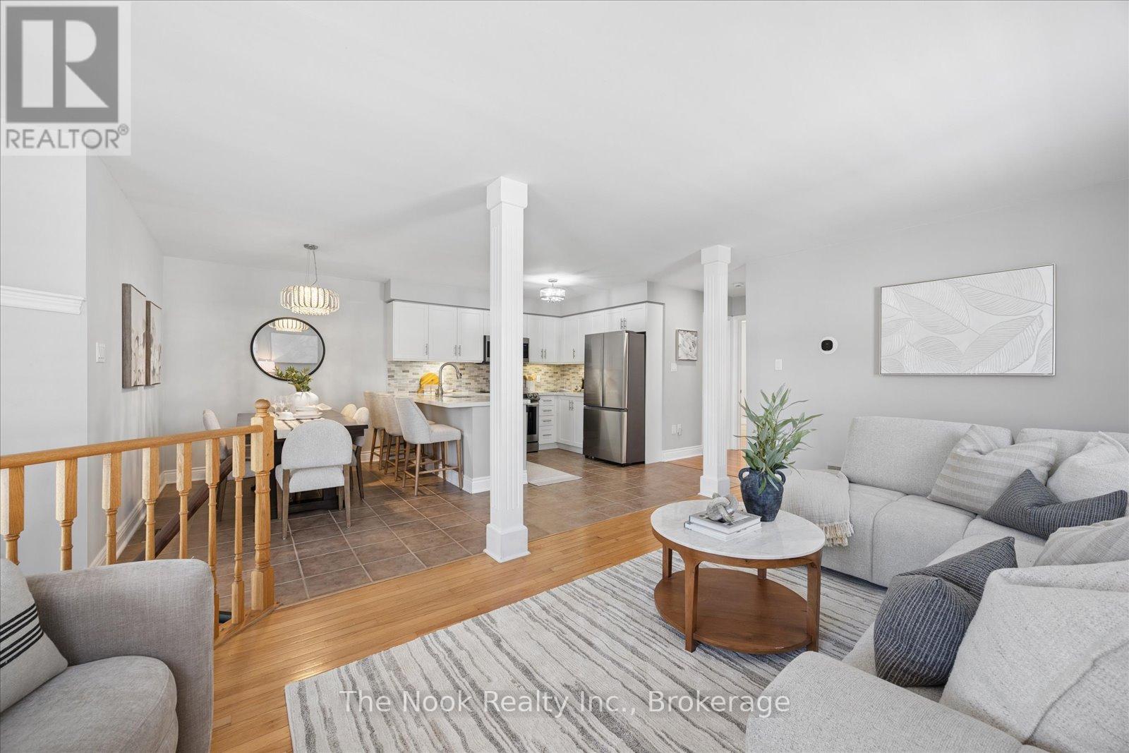 Sunny, open-concept main floor