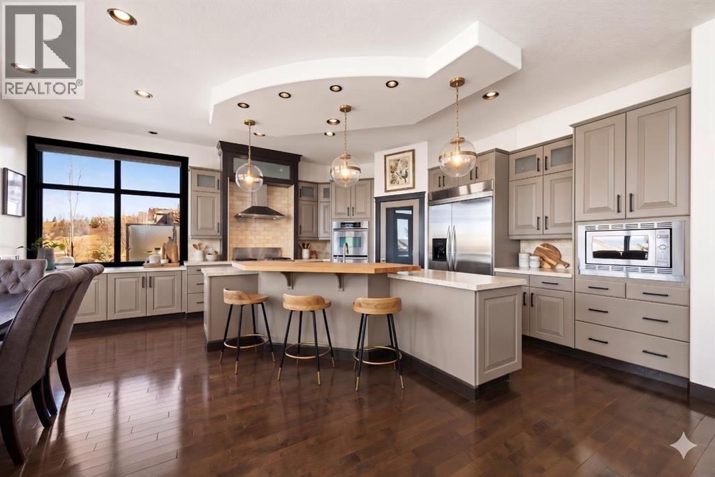 Double ovens and walk-through pantry