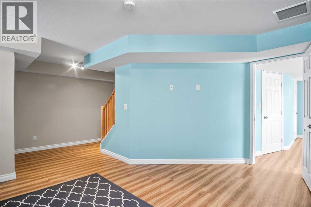The basement has a big family room