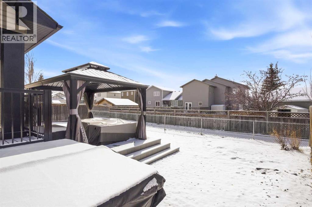 The big backyard has had recent updates to the decks