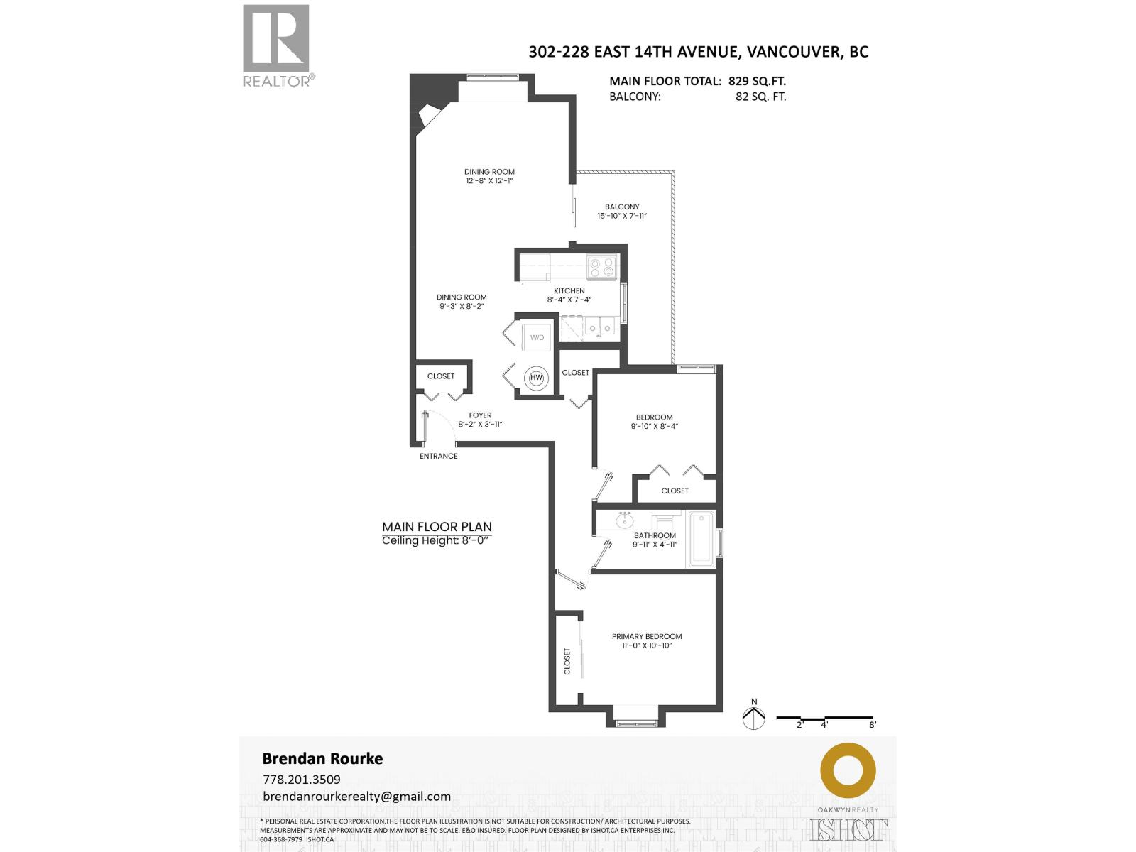 2 Bed, 1 Bath Apartment for Sale in Vancouver – 302 228 E 14TH AVENUE, Vancouver – MLS# R3128994 - Image 22