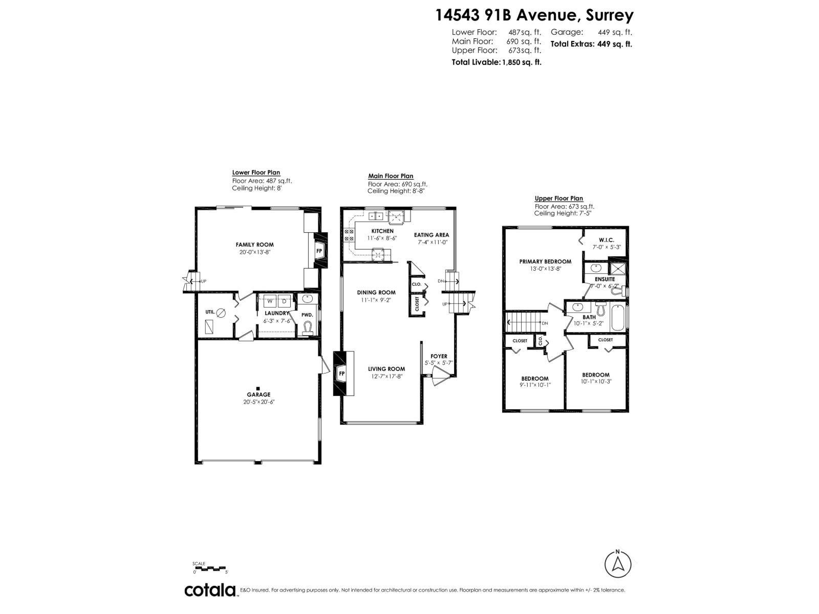 3 Bed, 3 Bath House for Sale in Surrey – 14543 91B AVENUE, Surrey - Image 39