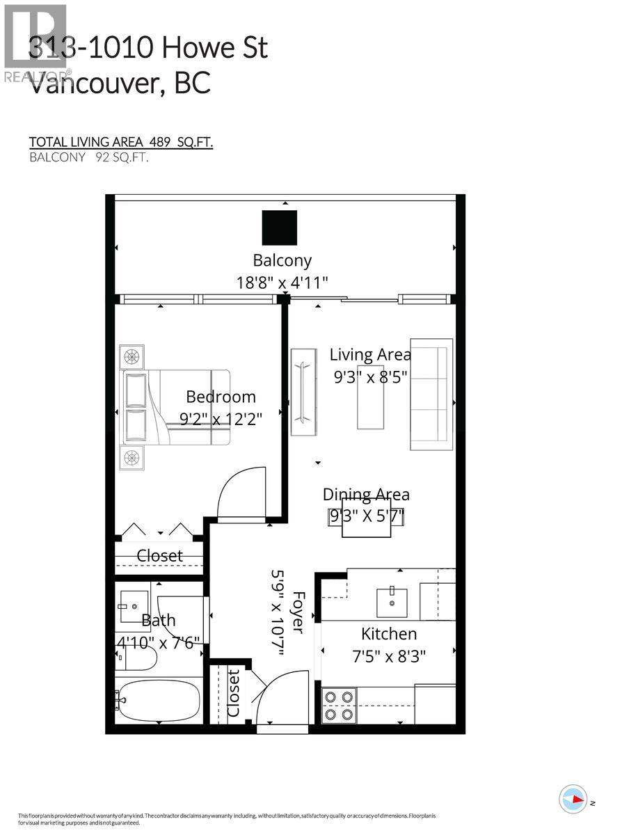 1 Bed, 1 Bath Condo for Sale in Vancouver – 313 1010 HOWE STREET, Vancouver – MLS# R3122275 - Image 16