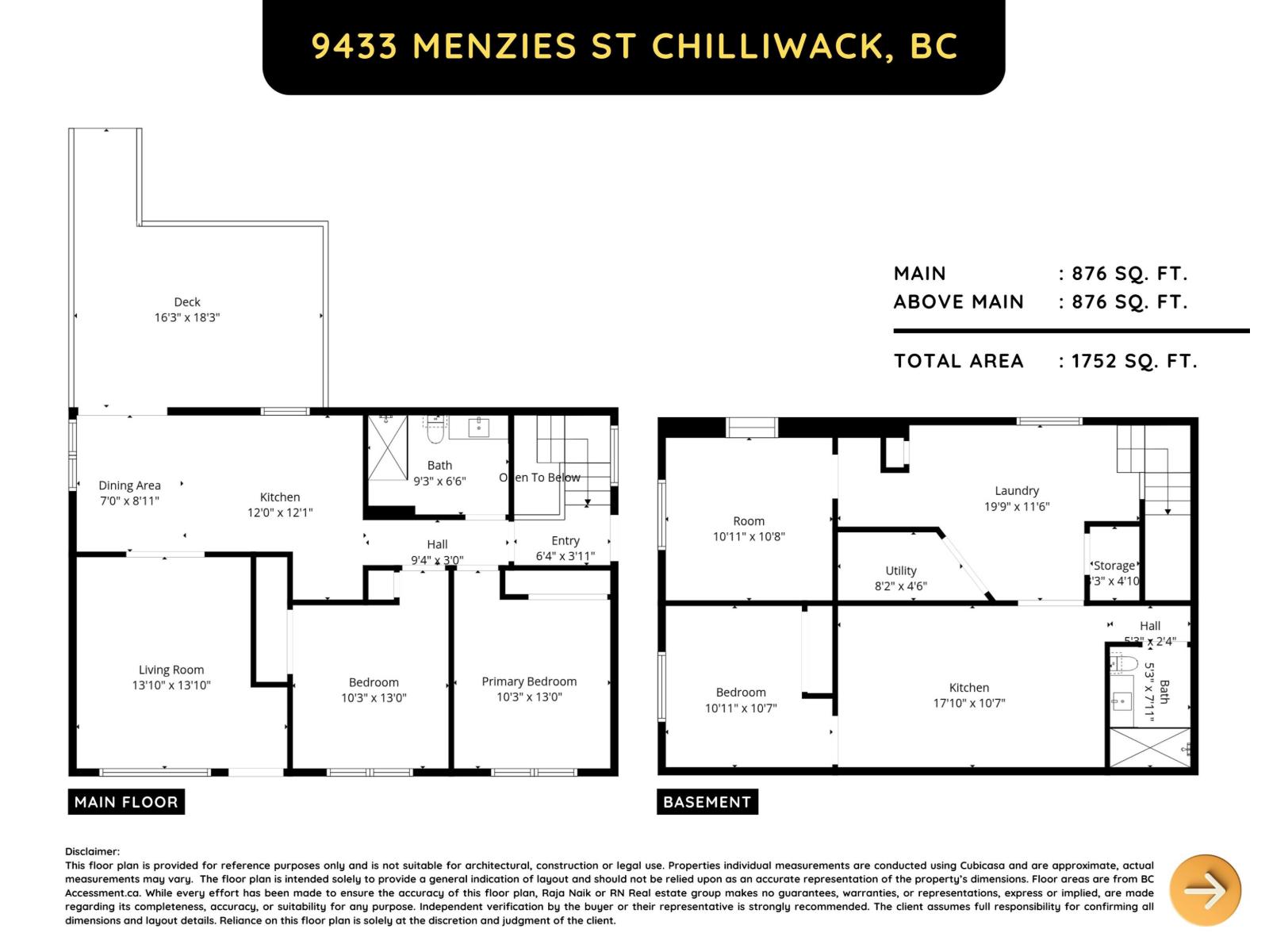 9433 MENZIES STREET, Chilliwack Proper East