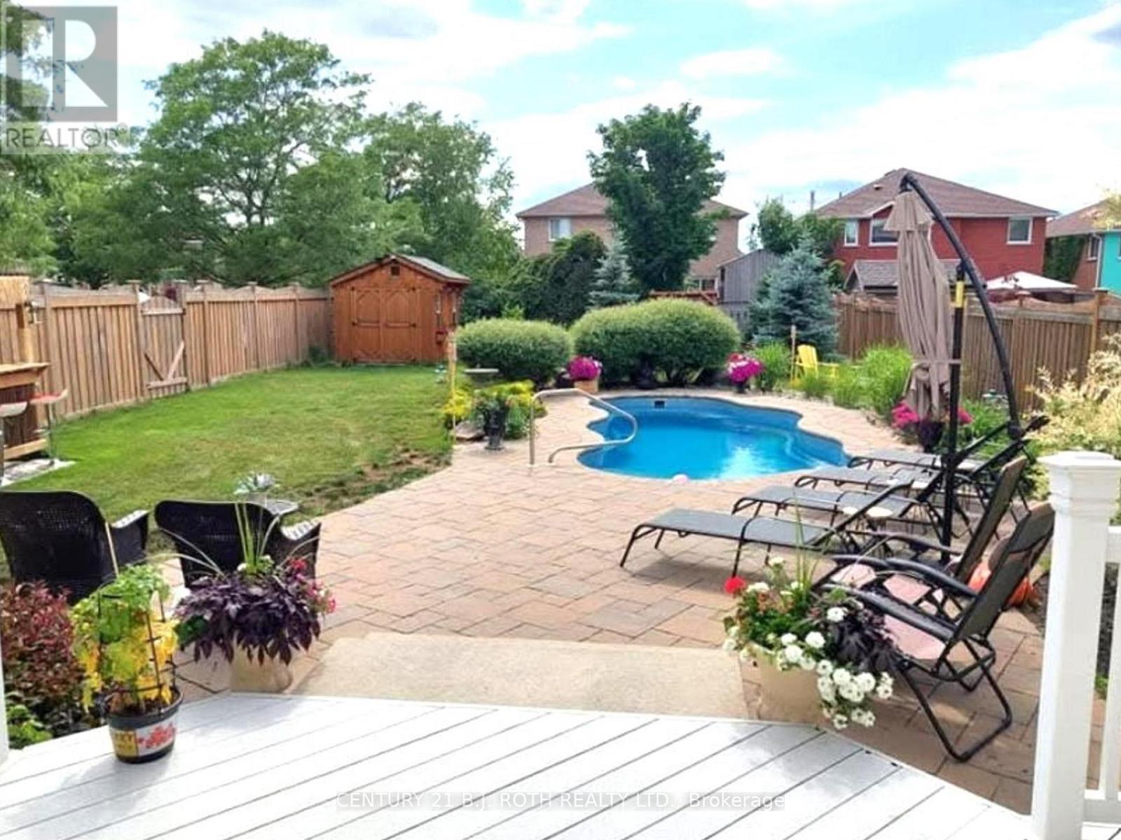 Stunning backyard with inground saltwater pool!
