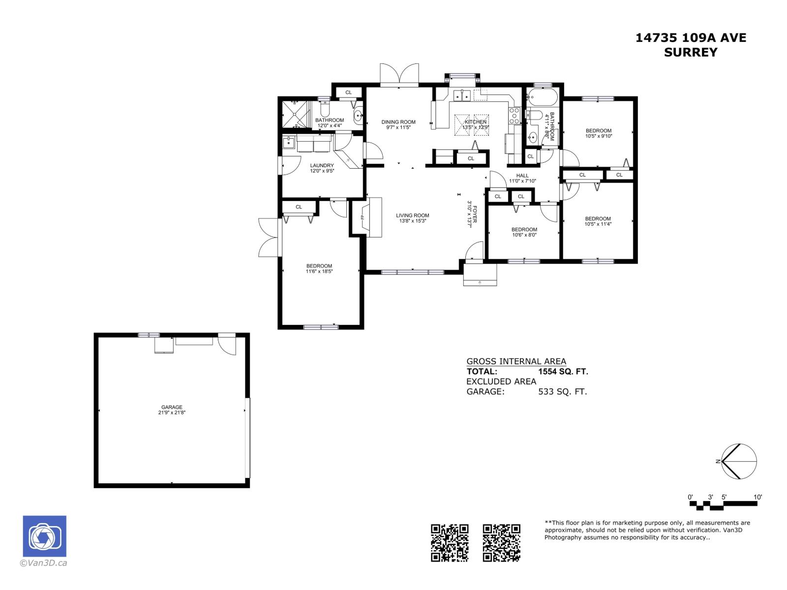 4 Bed, 2 Bath House for Sale in Surrey – 14735 109A AVENUE, Surrey - Image 10