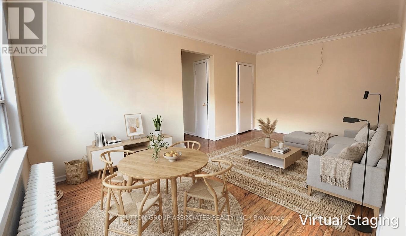 Living/Dining Virtually staged