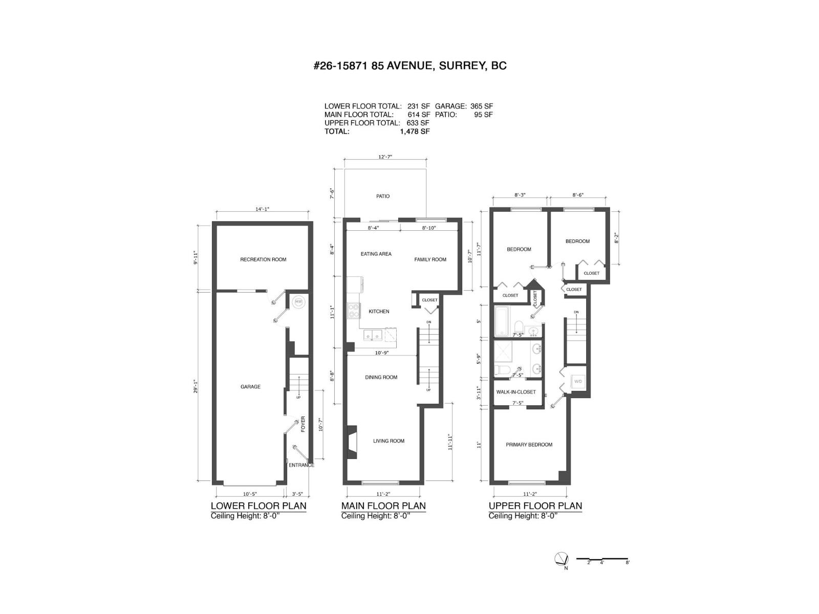 3 Bed, 2 Bath House for Sale in Surrey – 26 15871 85 AVENUE, Surrey – MLS# R3131427 - Image 32