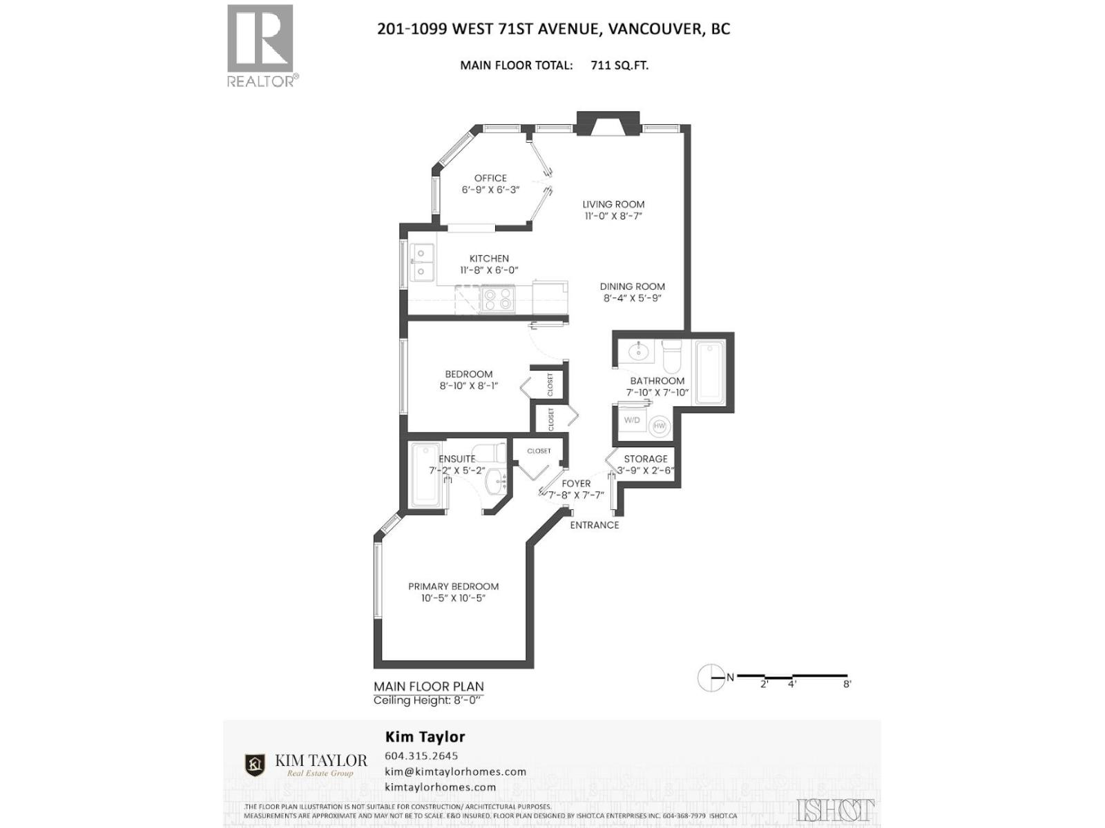 2 Bed, 2 Bath Apartment for Sale in Vancouver – 201 1099 W 71ST AVENUE, Vancouver – MLS# R3131309 - Image 6