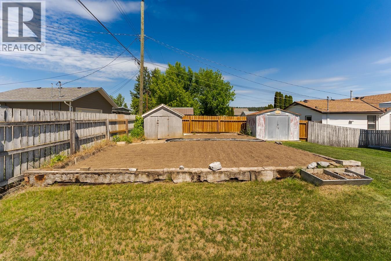 Backyard of 777 GILLETT STREET · Prince George, BC