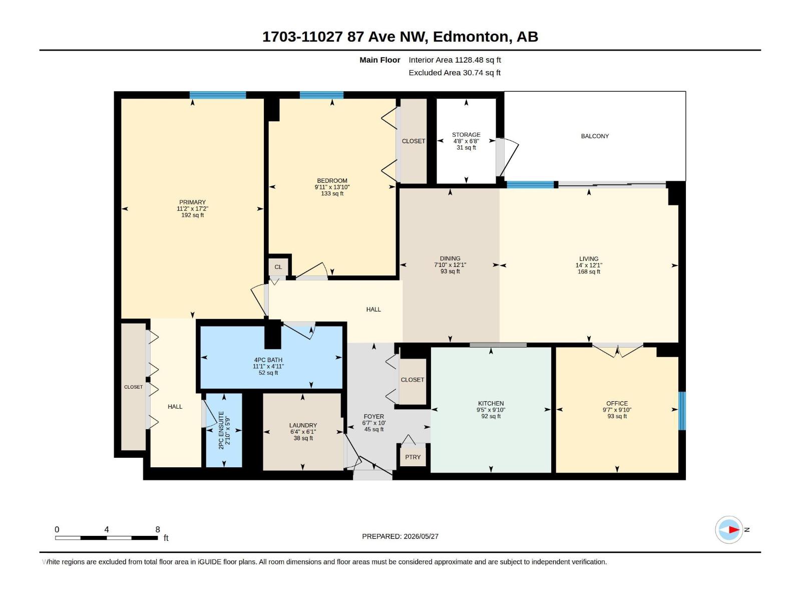 #1703 11027 87 AV N NW - 18