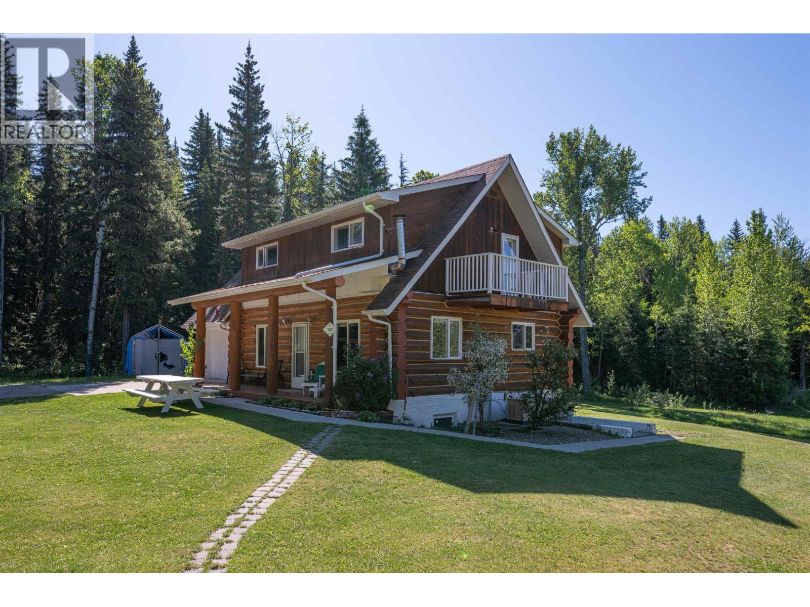 Backyard of 5855 DAVE ROAD · Prince George, BC