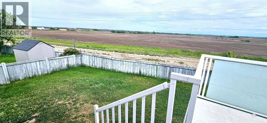 north side of yard