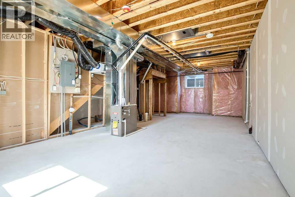 unfinished basement