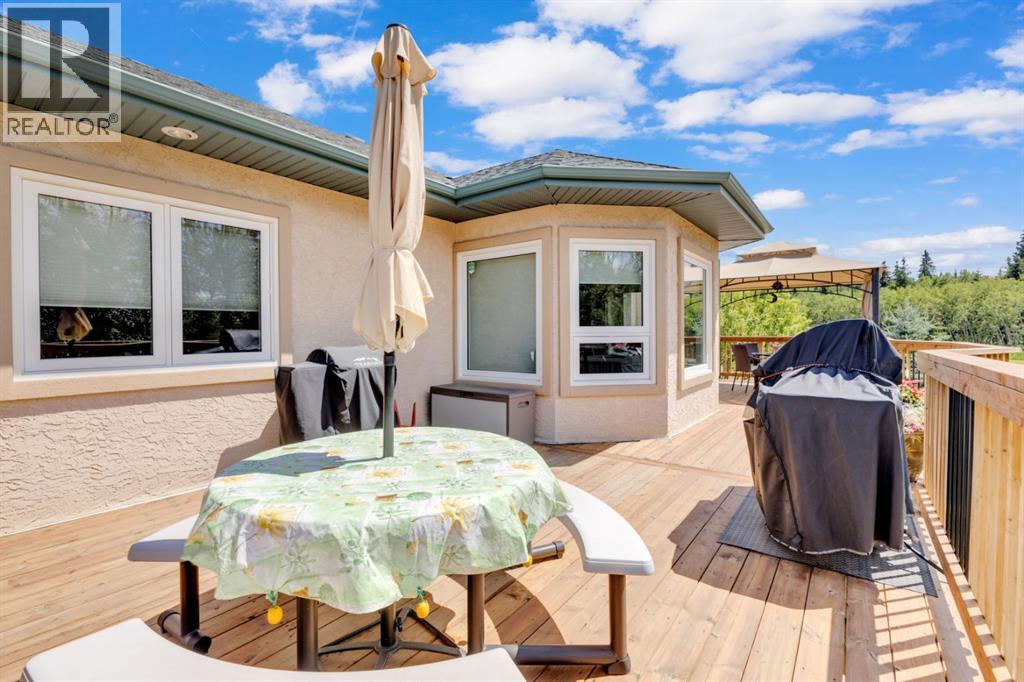 Spacious deck