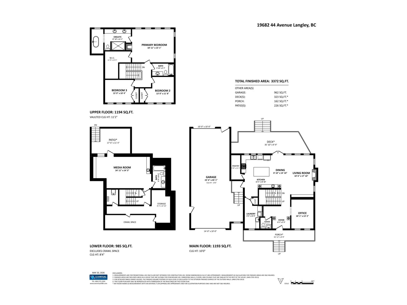 3 Bed, 4 Bath House for Sale in Langley – 19682 44 AVENUE, Langley – MLS# R3126340 - Image 40