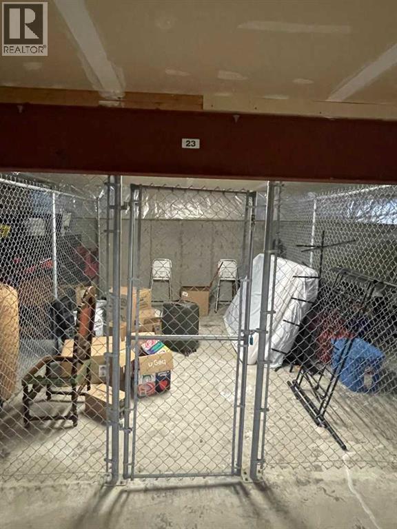 Spacious storage locker downstairs