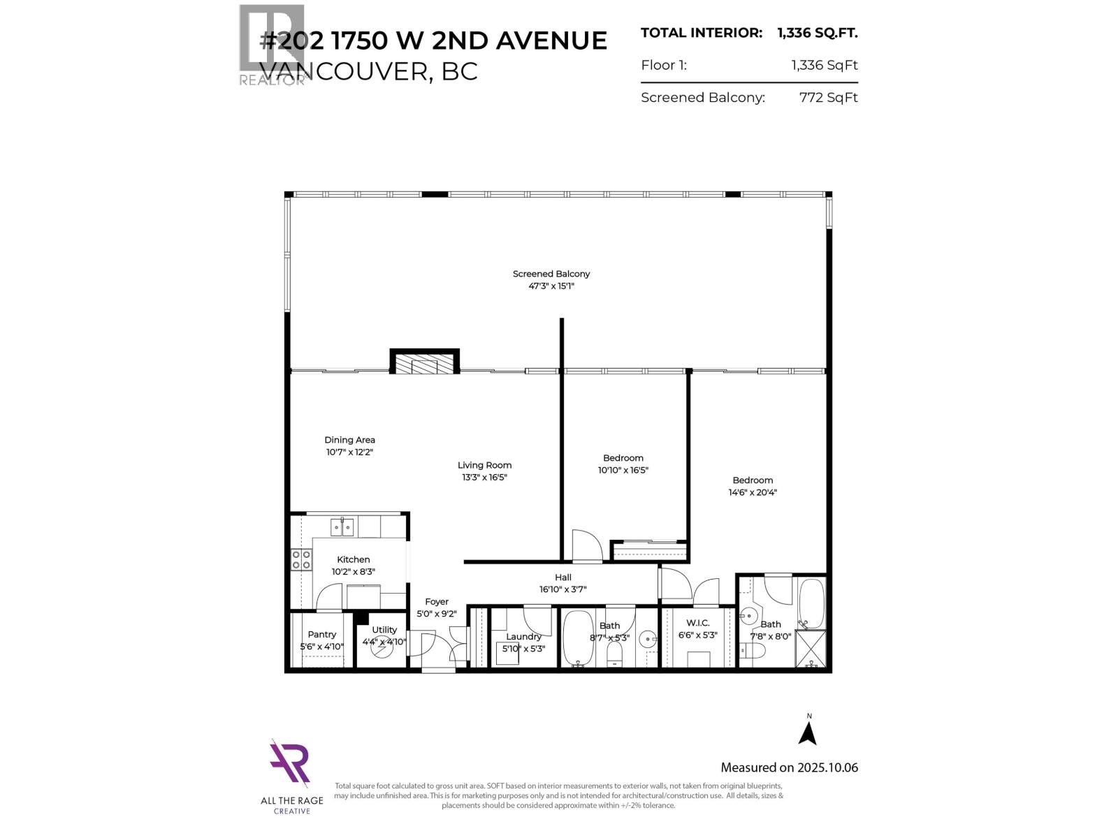 2 Bed, 2 Bath Apartment for Sale in Vancouver – 202 1750 W 2ND AVENUE, Vancouver – MLS# R3126374 - Image 12