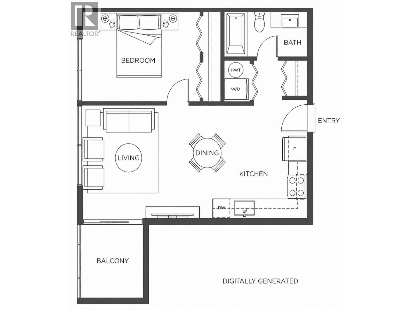 1 Bed, 1 Bath Condo for Sale in Squamish – 402 37881 CLEVELAND AVENUE, Squamish – MLS# R3132093 - Image 5