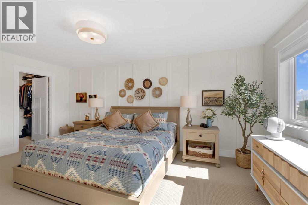 The primary bedroom is spacious, bright and set up for everyday comfort