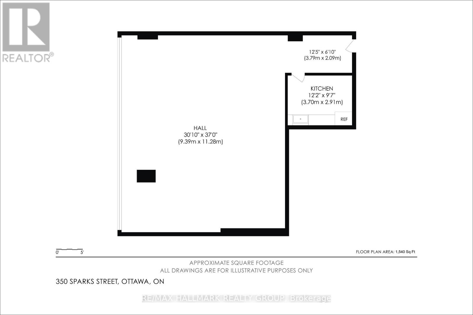 Office for Rent in Ottawa – 707 – 350 SPARKS STREET, Ottawa – MLS# X12280658 - Image 1