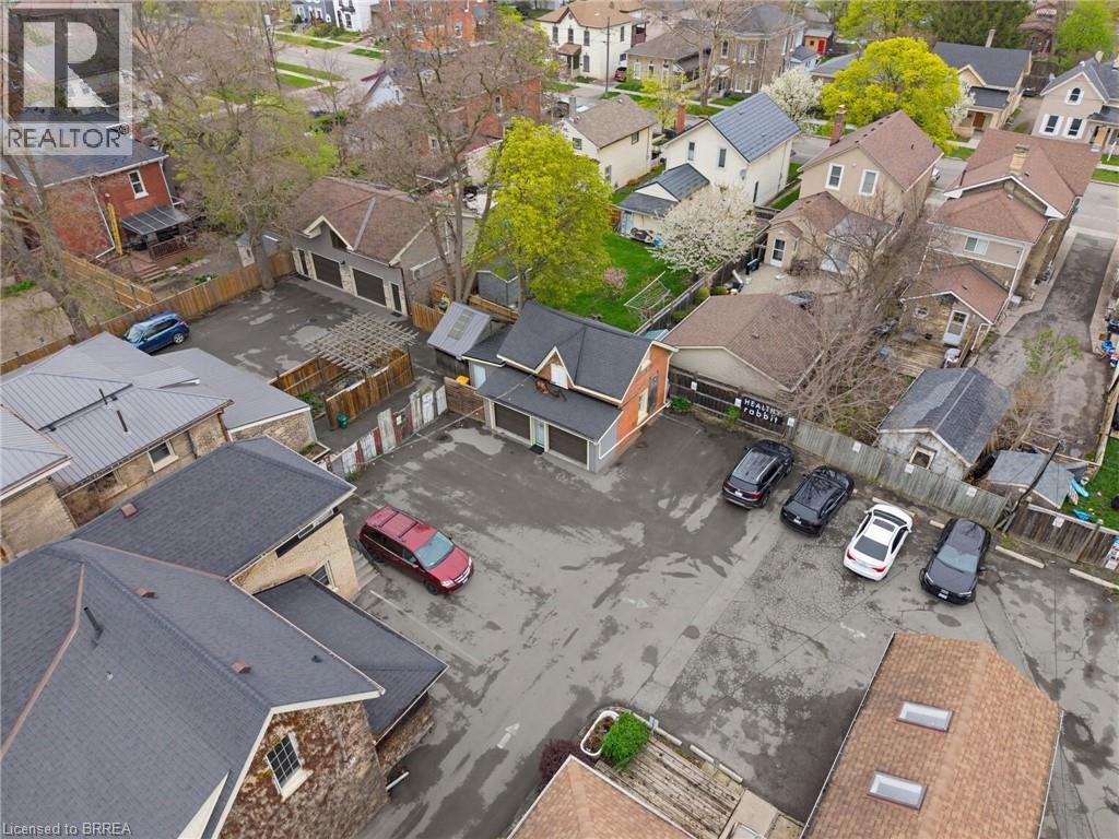 Overhead drone shot