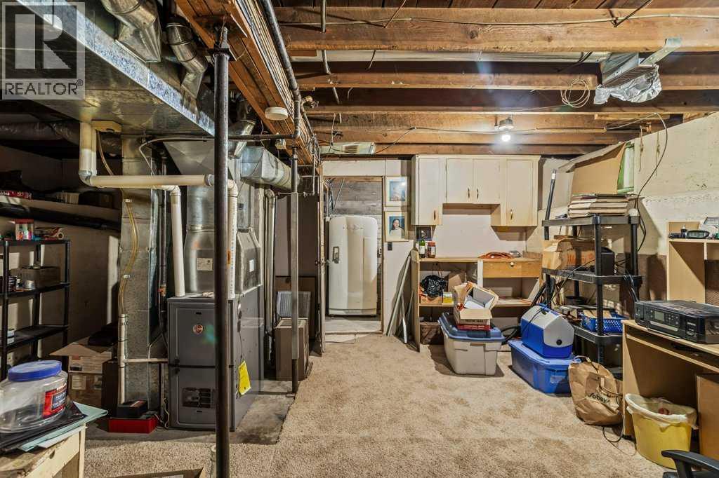 Unfinished Basement With Cold Storage Room