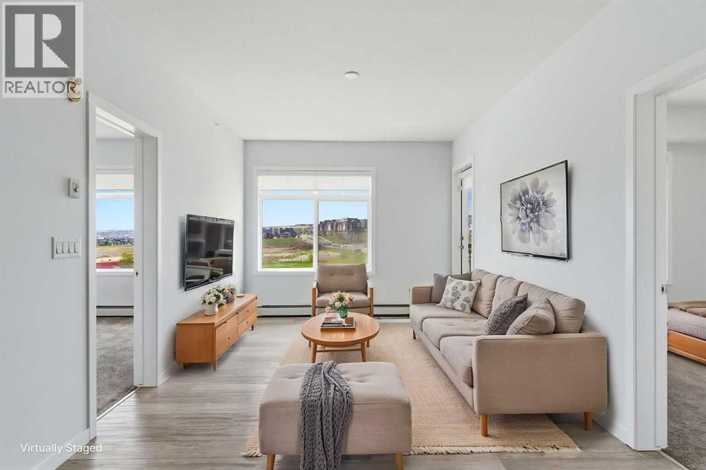 Virtually Staged Living Room
