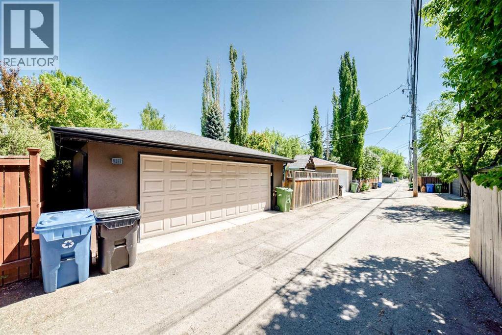 24' x 24' double garage with paved alley
